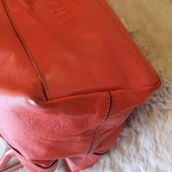 Kate Spade Quinn Vila Abelle large tote in bow, red leather. - Picture 8 of 14